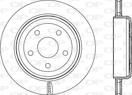 Open Parts BDR2713.20 - Kočioni disk www.molydon.hr