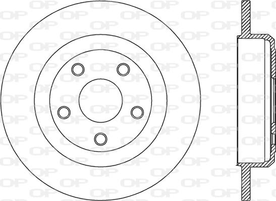 Open Parts BDR2783.10 - Kočioni disk www.molydon.hr