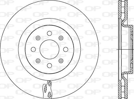 Open Parts BDR2772.20 - Kočioni disk www.molydon.hr