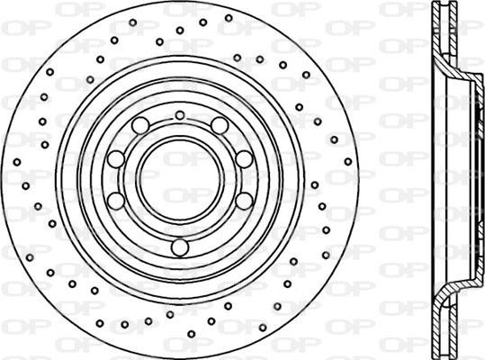 Open Parts BDRS1992.25 - Kočioni disk www.molydon.hr