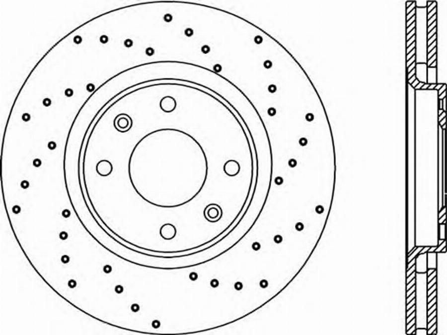 Open Parts BDRS1955.25 - Kočioni disk www.molydon.hr