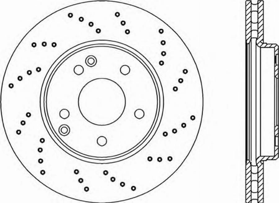 Open Parts BDRS1916.25 - Kočioni disk www.molydon.hr