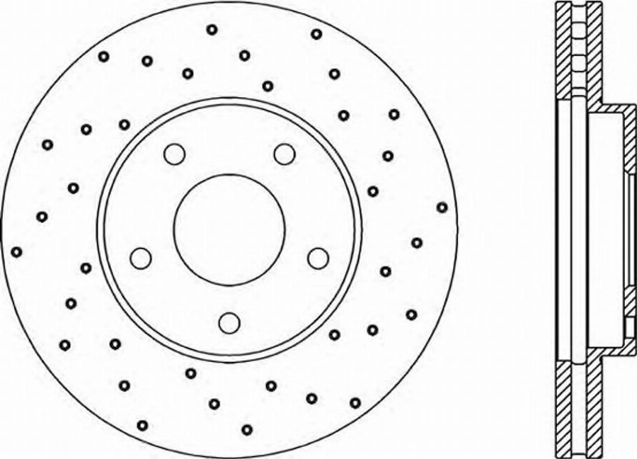 Open Parts BDRS1986.25 - Kočioni disk www.molydon.hr