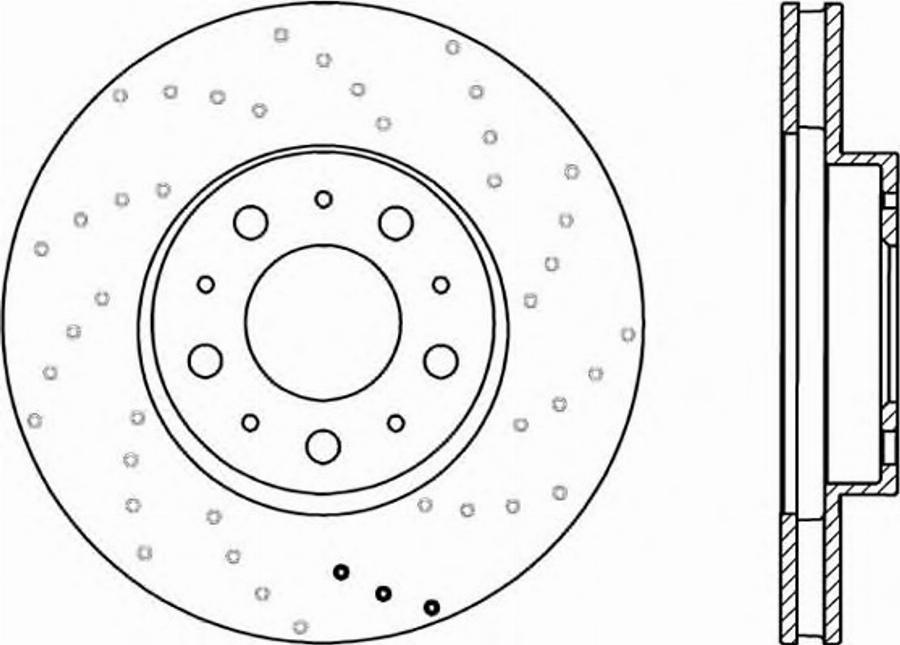 Open Parts BDRS1614.25 - Kočioni disk www.molydon.hr