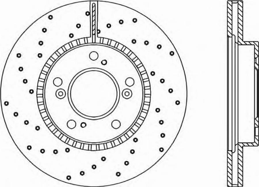 Open Parts BDRS1681.25 - Kočioni disk www.molydon.hr