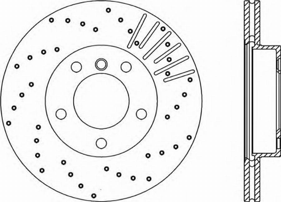 Open Parts BDRS1093.25 - Kočioni disk www.molydon.hr