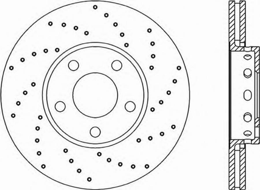 Open Parts BDRS1039.25 - Kočioni disk www.molydon.hr