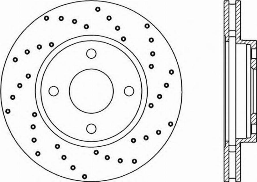 Open Parts BDRS1184.25 - Kočioni disk www.molydon.hr