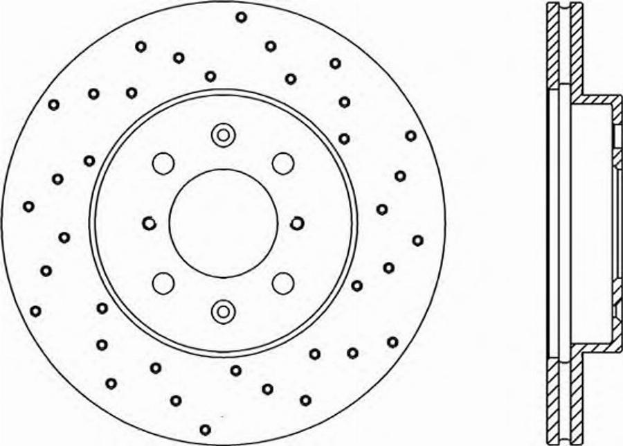 Open Parts BDRS1215.25 - Kočioni disk www.molydon.hr