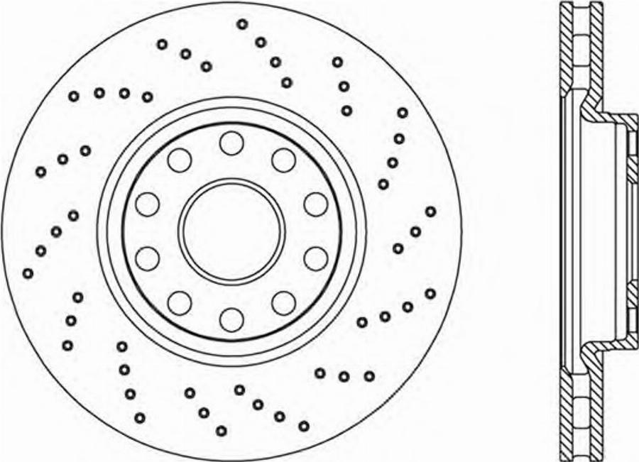 Open Parts BDRS123325 - Kočioni disk www.molydon.hr