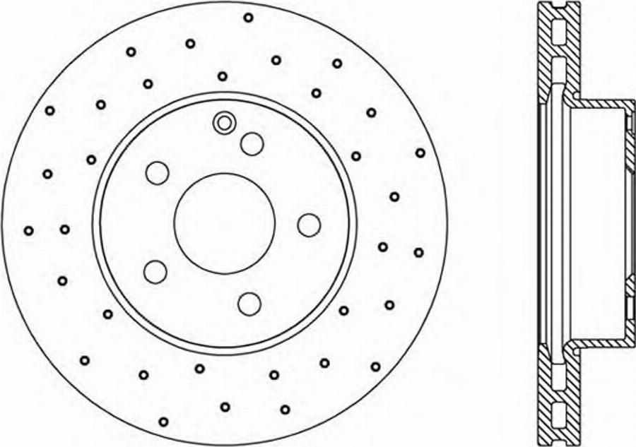 Open Parts BDRS2418.25 - Kočioni disk www.molydon.hr