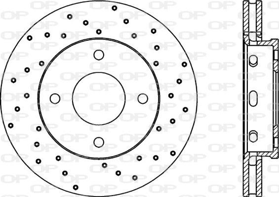 Open Parts BDRS2055.25 - Kočioni disk www.molydon.hr