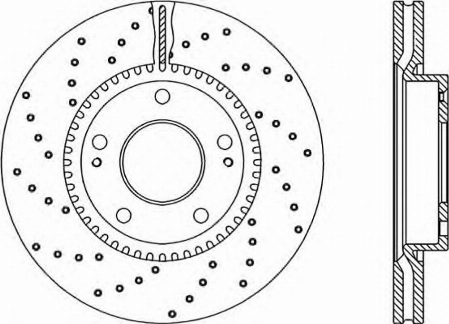 Open Parts BDRS2069.25 - Kočioni disk www.molydon.hr