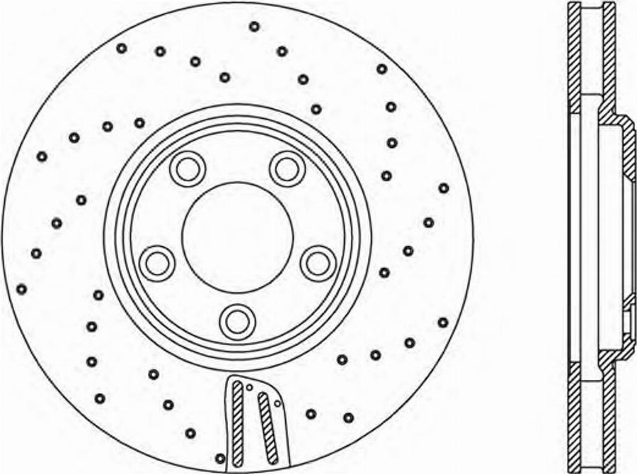 Open Parts BDRS2357.25 - Kočioni disk www.molydon.hr