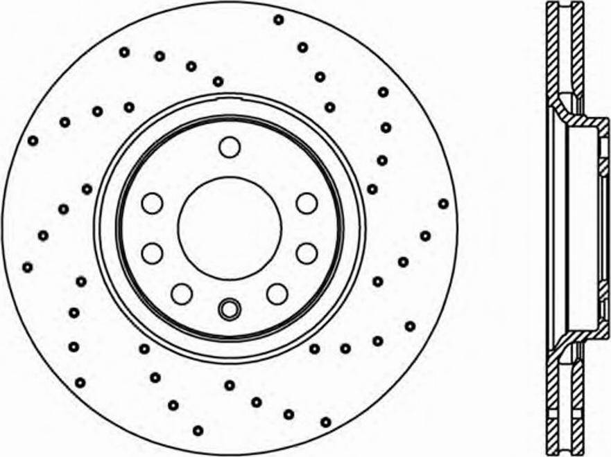 Open Parts BDRS2301.25 - Kočioni disk www.molydon.hr