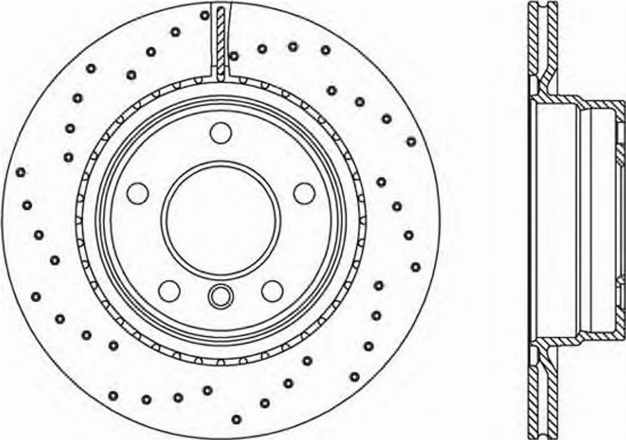 Open Parts BDRS2334.25 - Kočioni disk www.molydon.hr