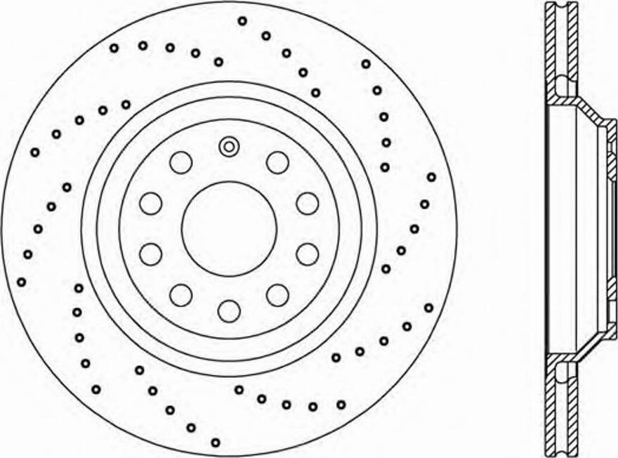 Open Parts BDRS2338.25 - Kočioni disk www.molydon.hr