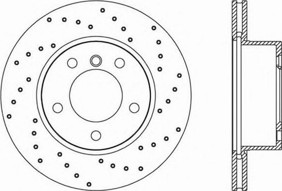 Open Parts BDRS2328.25 - Kočioni disk www.molydon.hr