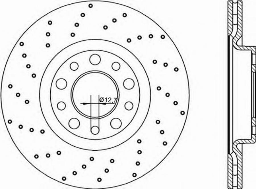 Open Parts BDRS2255.25 - Kočioni disk www.molydon.hr