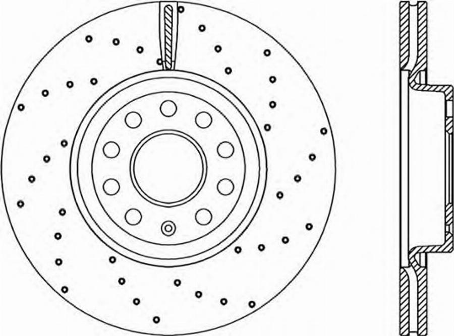 Open Parts BDRS2207.25 - Kočioni disk www.molydon.hr