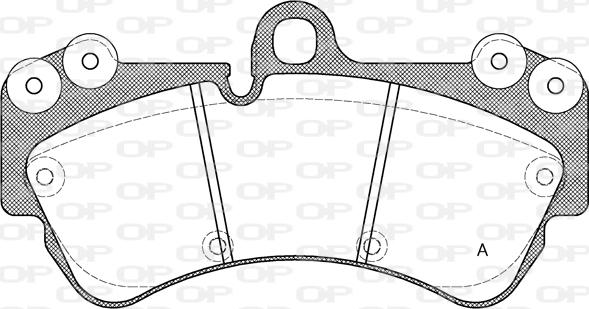 Open Parts BPA0994.00 - Komplet Pločica, disk-kočnica www.molydon.hr