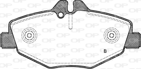 Open Parts BPA0990.02 - Komplet Pločica, disk-kočnica www.molydon.hr