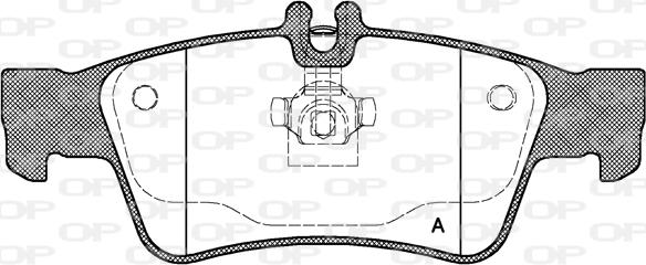 Open Parts BPA0991.00 - Komplet Pločica, disk-kočnica www.molydon.hr