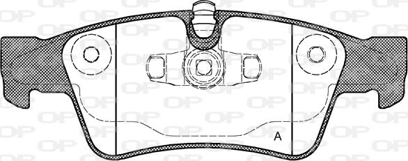 Open Parts BPA0991.10 - Komplet Pločica, disk-kočnica www.molydon.hr