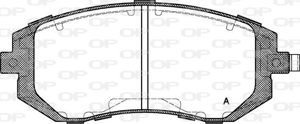 Open Parts BPA0951.02 - Komplet Pločica, disk-kočnica www.molydon.hr