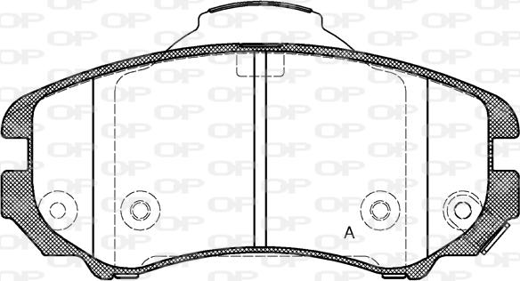 Open Parts BPA0953.02 - Komplet Pločica, disk-kočnica www.molydon.hr