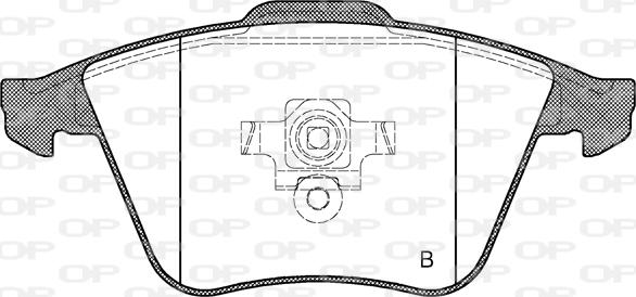 Open Parts BPA0964.20 - Komplet Pločica, disk-kočnica www.molydon.hr