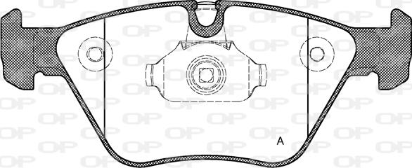 Open Parts BPA0963.00 - Komplet Pločica, disk-kočnica www.molydon.hr