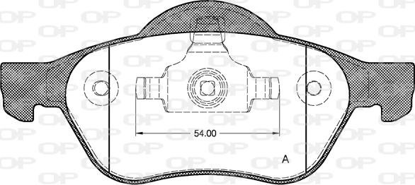 Open Parts BPA0962.00 - Komplet Pločica, disk-kočnica www.molydon.hr