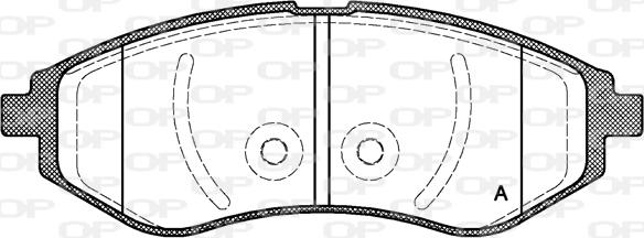 Open Parts BPA0986.00 - Komplet Pločica, disk-kočnica www.molydon.hr