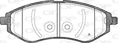 Open Parts BPA0986.02 - Komplet Pločica, disk-kočnica www.molydon.hr