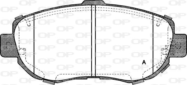 Open Parts BPA0456.14 - Komplet Pločica, disk-kočnica www.molydon.hr