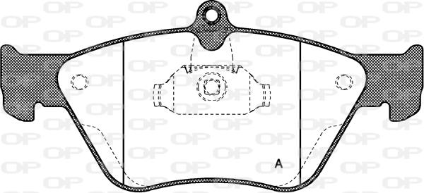 Open Parts BPA0468.00 - Komplet Pločica, disk-kočnica www.molydon.hr