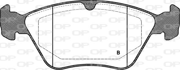 Open Parts BPA0468.00 - Komplet Pločica, disk-kočnica www.molydon.hr