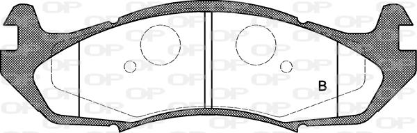 Open Parts BPA0463.00 - Komplet Pločica, disk-kočnica www.molydon.hr