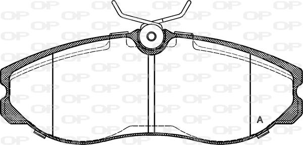 Open Parts BPA0462.00 - Komplet Pločica, disk-kočnica www.molydon.hr