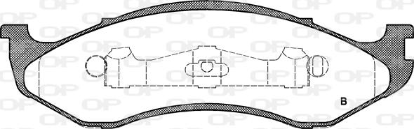 Open Parts BPA0467.00 - Komplet Pločica, disk-kočnica www.molydon.hr