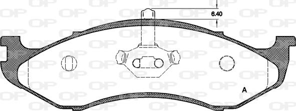 Open Parts BPA0467.20 - Komplet Pločica, disk-kočnica www.molydon.hr