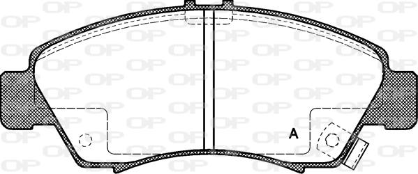 Open Parts BPA0419.02 - Komplet Pločica, disk-kočnica www.molydon.hr