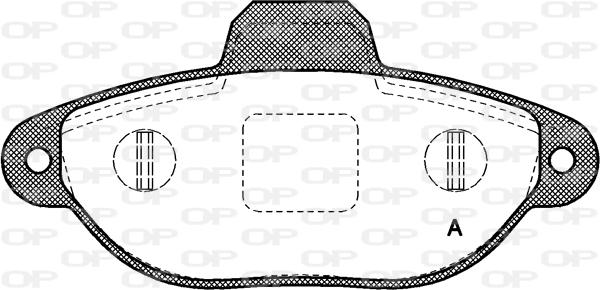 Open Parts BPA0414.20 - Komplet Pločica, disk-kočnica www.molydon.hr