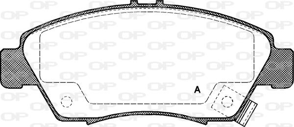 Open Parts BPA0418.02 - Komplet Pločica, disk-kočnica www.molydon.hr