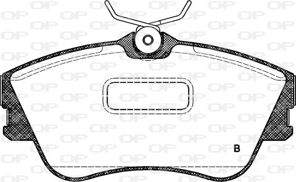 Open Parts BPA0480.21 - Komplet Pločica, disk-kočnica www.molydon.hr