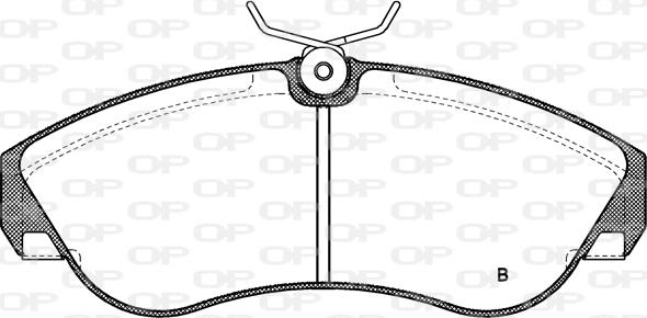 Open Parts BPA0487.02 - Komplet Pločica, disk-kočnica www.molydon.hr