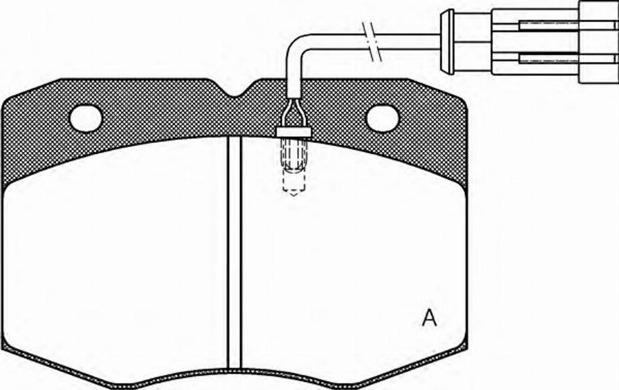 Open Parts BPA0435.12 - Komplet Pločica, disk-kočnica www.molydon.hr