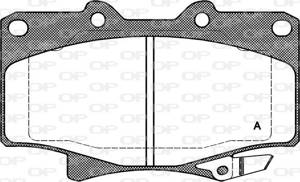 Open Parts BPA0429.04 - Komplet Pločica, disk-kočnica www.molydon.hr