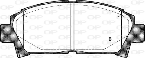 Open Parts BPA0427.02 - Komplet Pločica, disk-kočnica www.molydon.hr